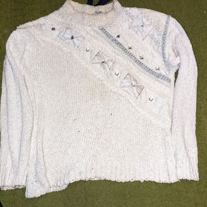 Women's Bejeweled Sweater